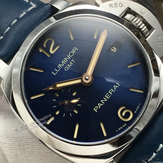 沛納海男士腕表 PAM688 GMT調時功能腕表  gjs1752